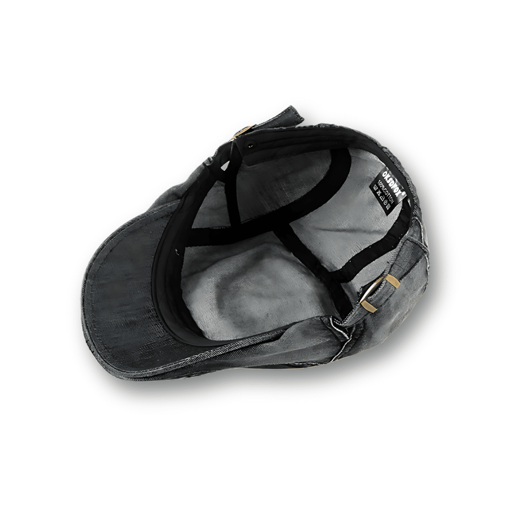 Casquette Plate Béret En Coton Réglable - Style Newsboy Unisexe Pour Look Rétro