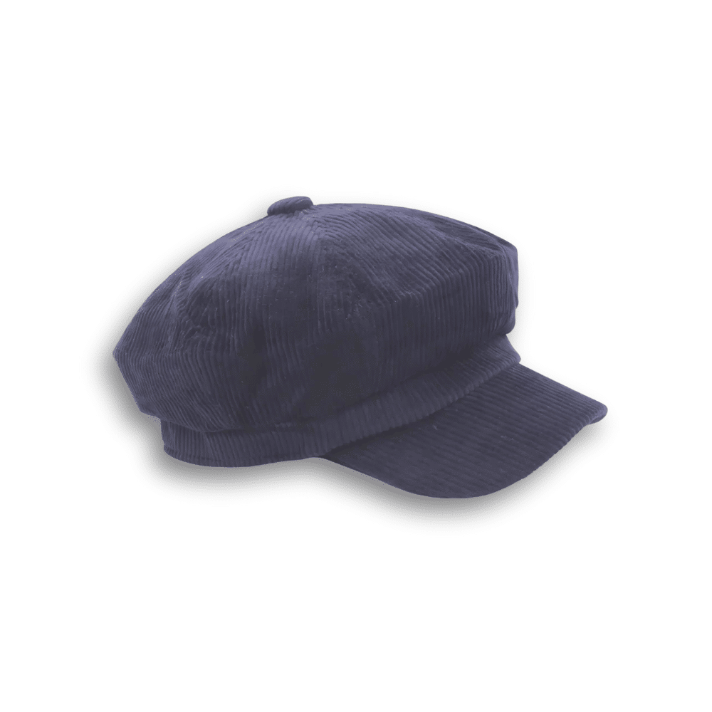 Casquette Gavroche TAGVO En Velours Côtelé - Visière Large 7,5 Cm, Taille Unique Ajustable 54-60 Cm, Pliable, Style Newsboy Pour Homme Et Femme